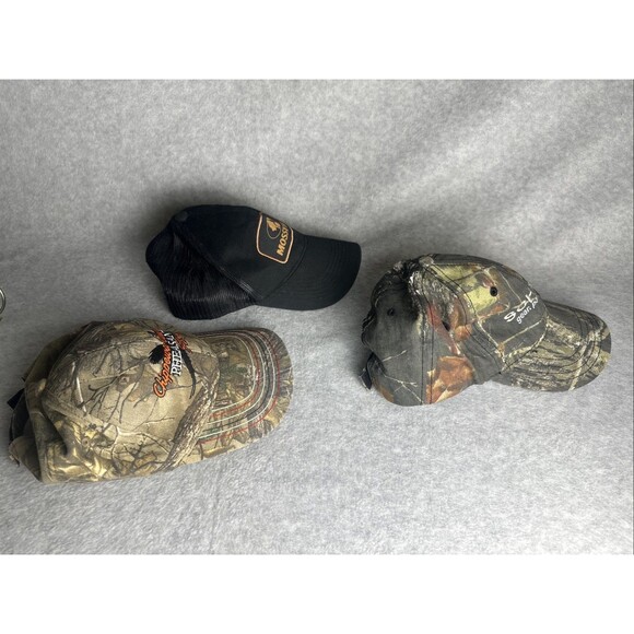 Mossy Oak Scheels Chippewa Pheasants Camo Hunting Caps Trucker Hat Lot Of 3 - Picture 5 of 5